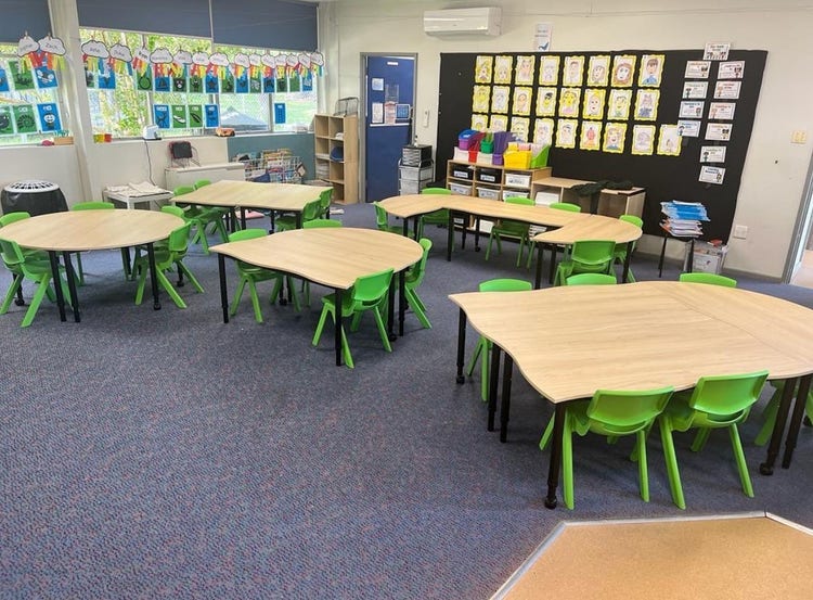 Bright and comfortable classroom